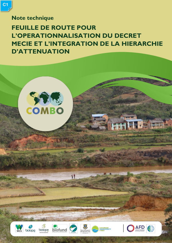 Feuille de route pour l'opérationnalisation du décret MECIE et l'intégration de la hiérarchie d'atténuation